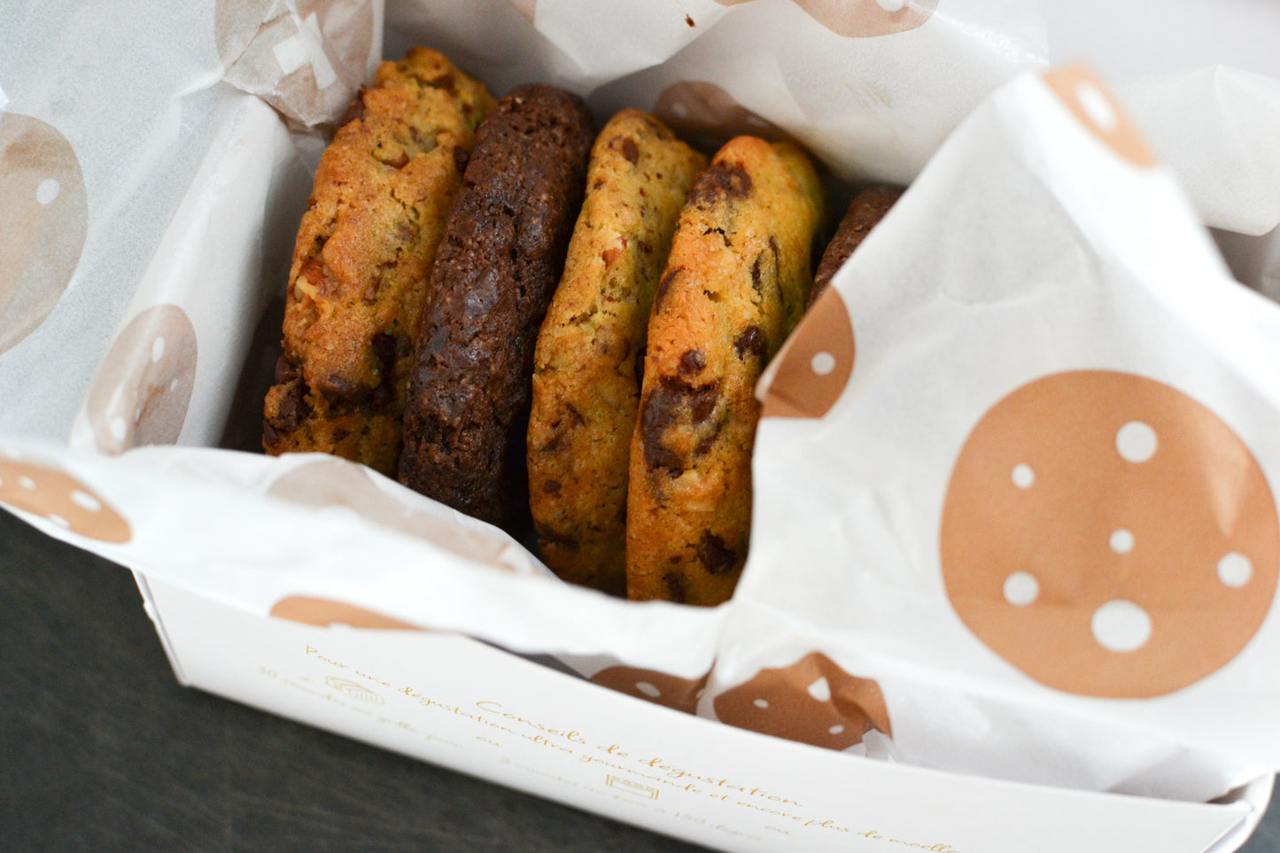 Le Big Nutty - 5 Cookies      Chocolat Lait & Noix de Macadamia